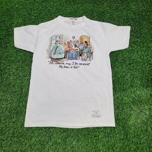 Vintage 1986 Funny Mr-Osborne Teacher Shirt Medium 20x28 USA